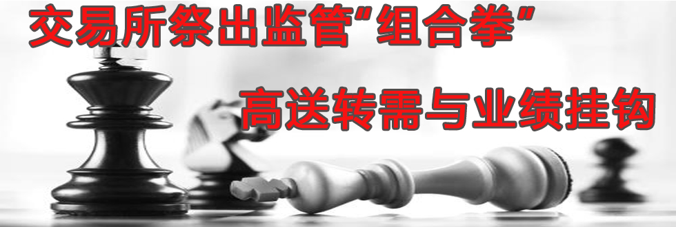 交易所祭出監(jiān)管“組合拳” 高送轉(zhuǎn)需與業(yè)績(jī)掛鉤